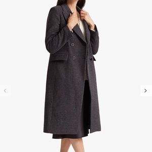 Club Monaco Jenna Plaid Coat